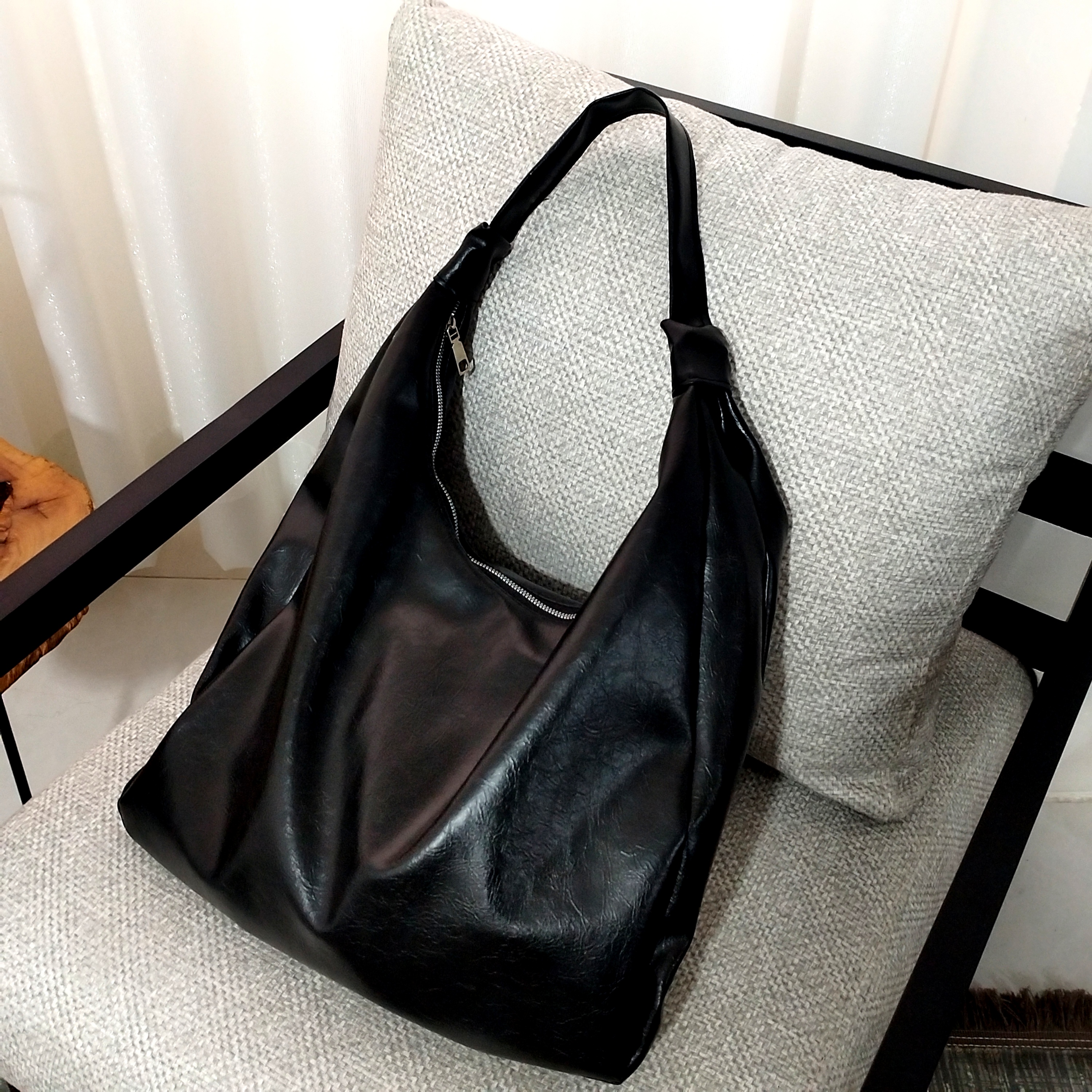 کیف بزرگ چرم شسته کد 588